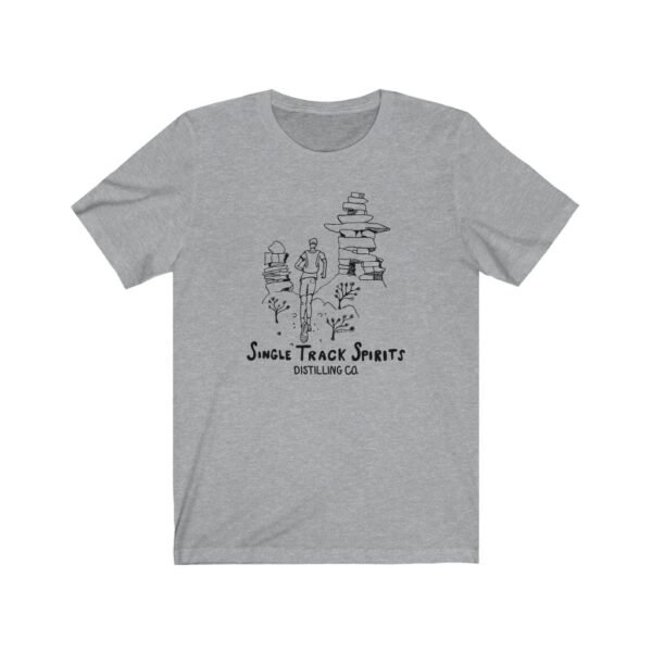 Single Track Spirits Runner Unisex Cotton/Poly T-shirt