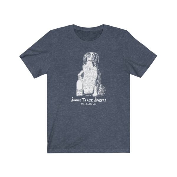 Single Track Spirits Dog Unisex Cotton/Poly T-shirt
