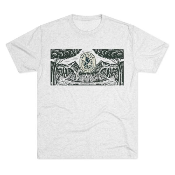 Warfield Distillery & Brewery Landscape Men’s Tri-Blend T-Shirt
