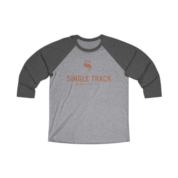 Single Track Distilling Co. Unisex Tri-Blend 3/4 Raglan Tee