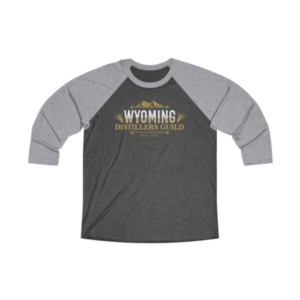 Wyoming Distillers Guild Unisex Tri-Blend 3/4 Raglan Tee