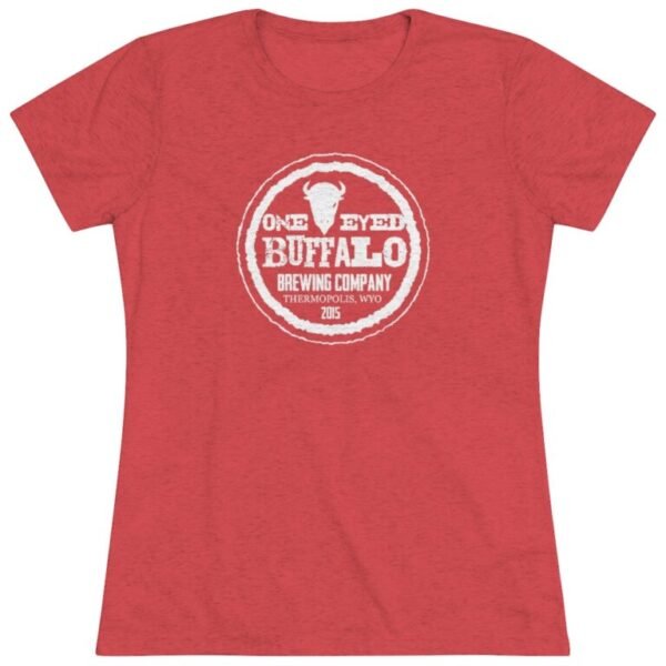One Eyed Buffalo Brewing Women’s Triblend T-shirt